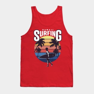 Hawai surfing Tank Top